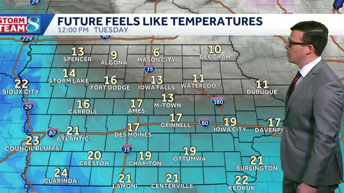 Iowa weather: Cloudy and cool before our late week warm up
