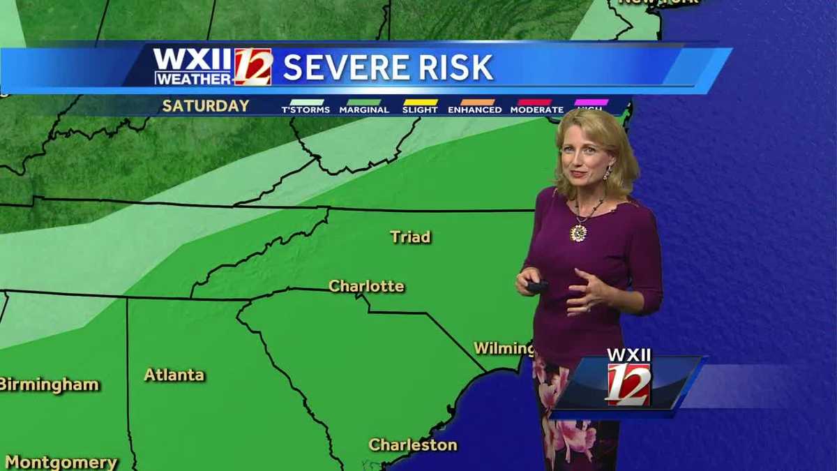 WATCH: Still STEAMY! Isolated severe storms possible Saturday