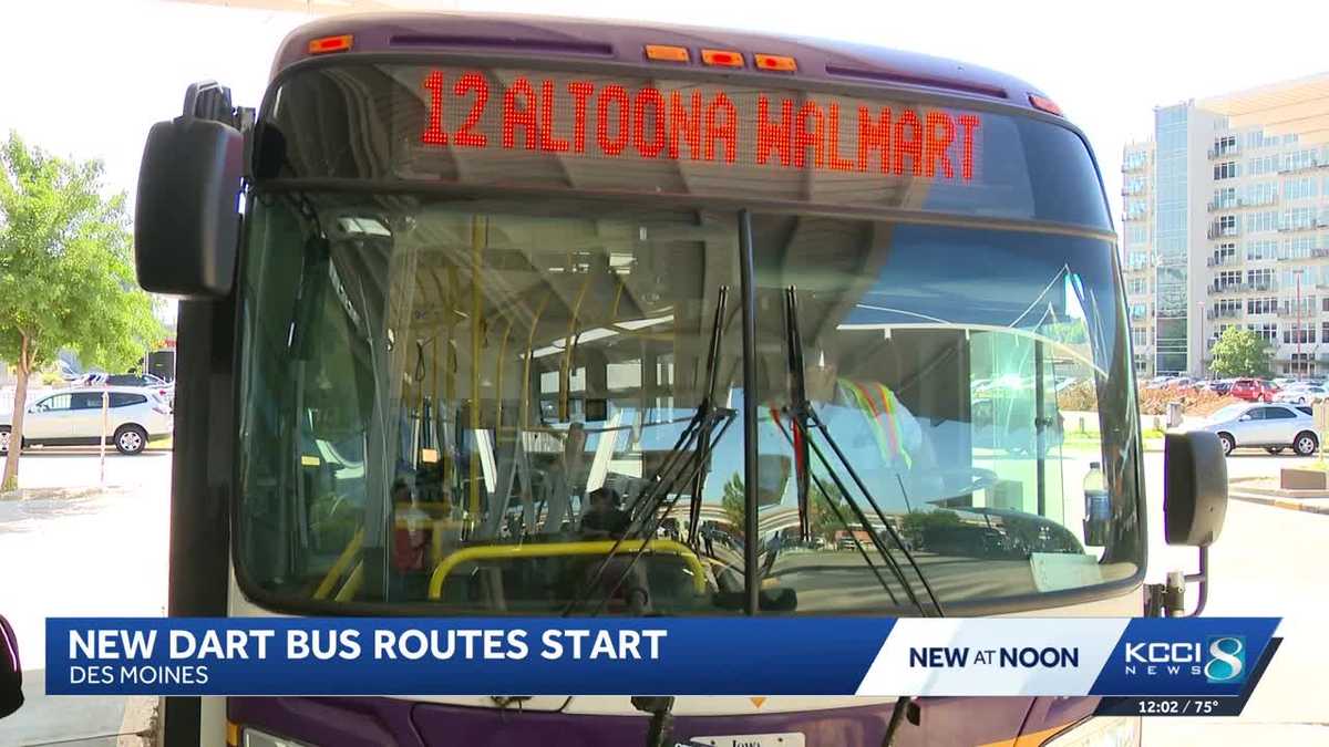 DART consolidates routes; free rides through end of June - KCCI