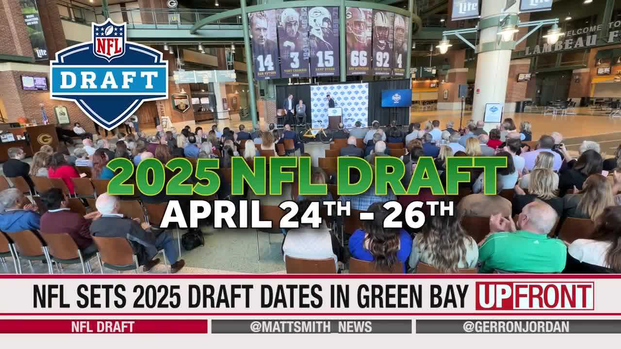 UPFRONT: NFL sets 2025 draft dates