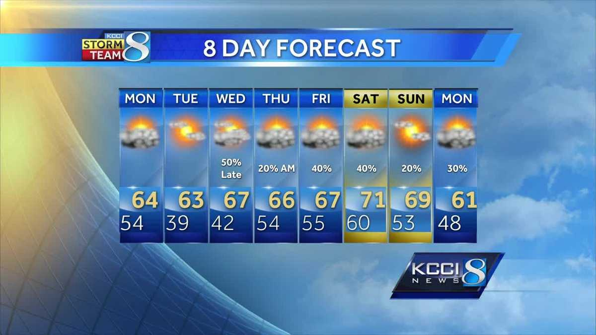 Videocast: Next chance of rain on Wednesday