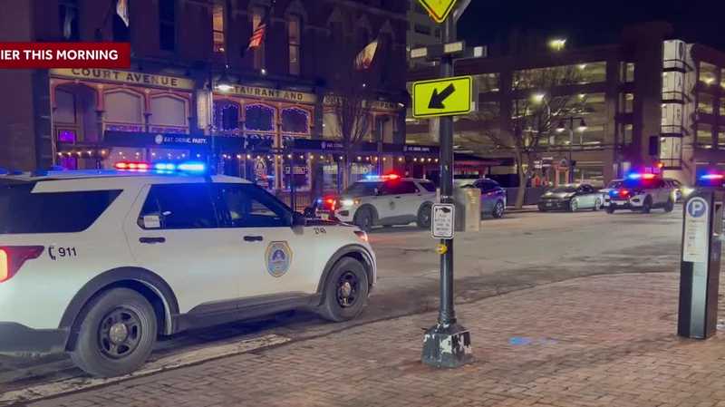 Early New Year's Day gunfire leaves two men hospitalized in Des Moines