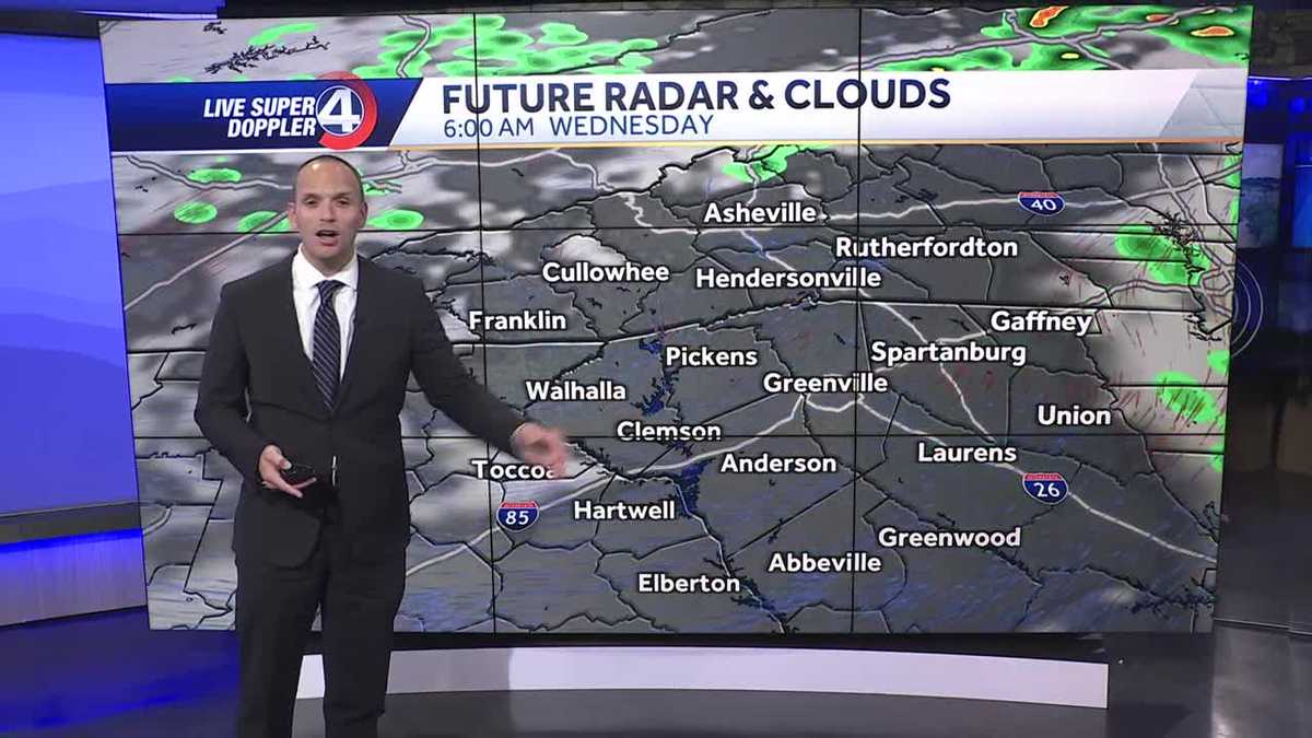 Overnight Storms Timing - WYFF
