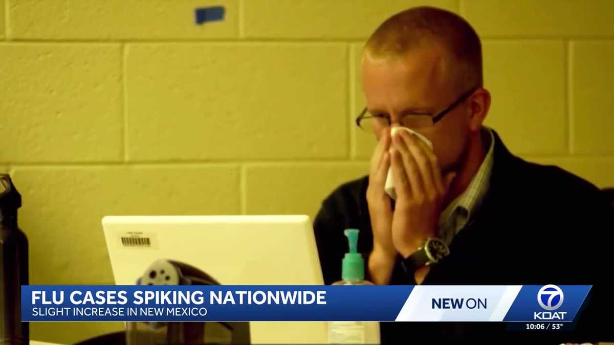 Flu cases are on the rise in New Mexico