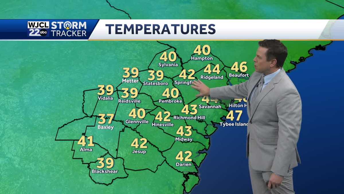Sunshine and chilly weather for New Year's weekend