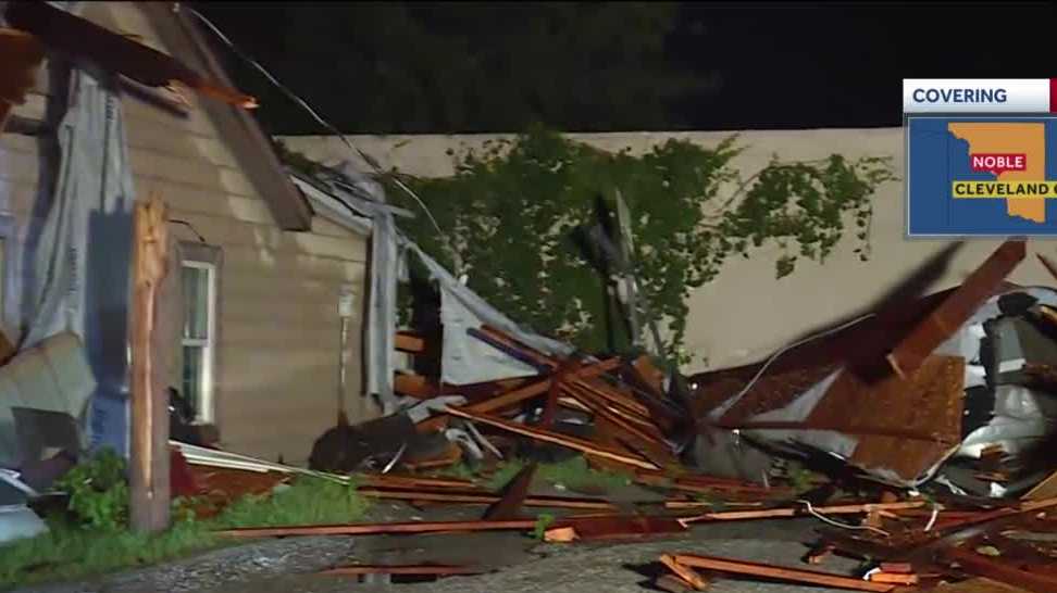 Damage reported in Noble after Thursday storms - KOCO