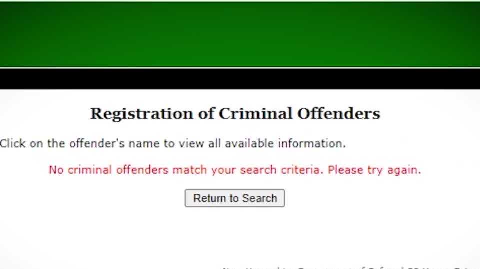 How Does Nh Criminal Offenders Registry Work