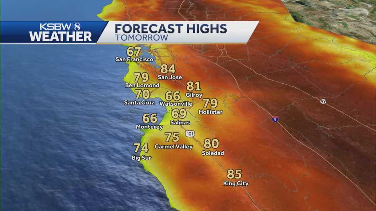 Mild to warm temperatures expected for Friday