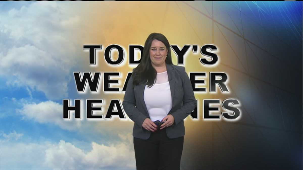 Sarah's Saturday Forecast