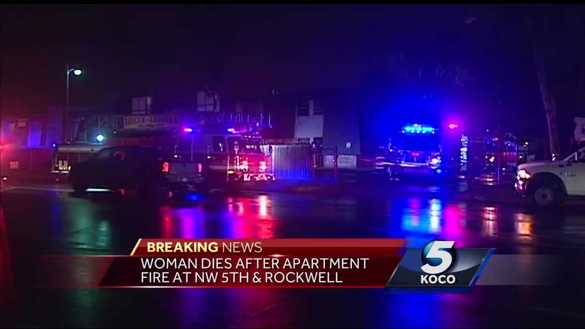 Woman dies after northwest Oklahoma City apartment catches fire
