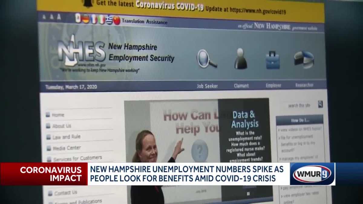 NH unemployment claims spike as people seek help amid COVID19 crisis