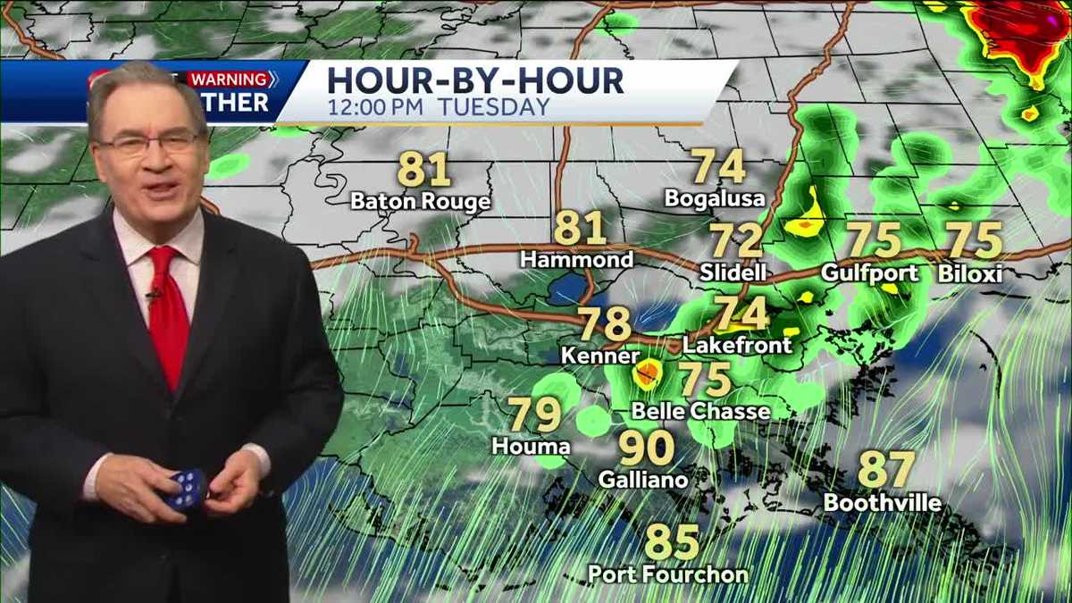Wet weather through Friday, lower humidity this weekend