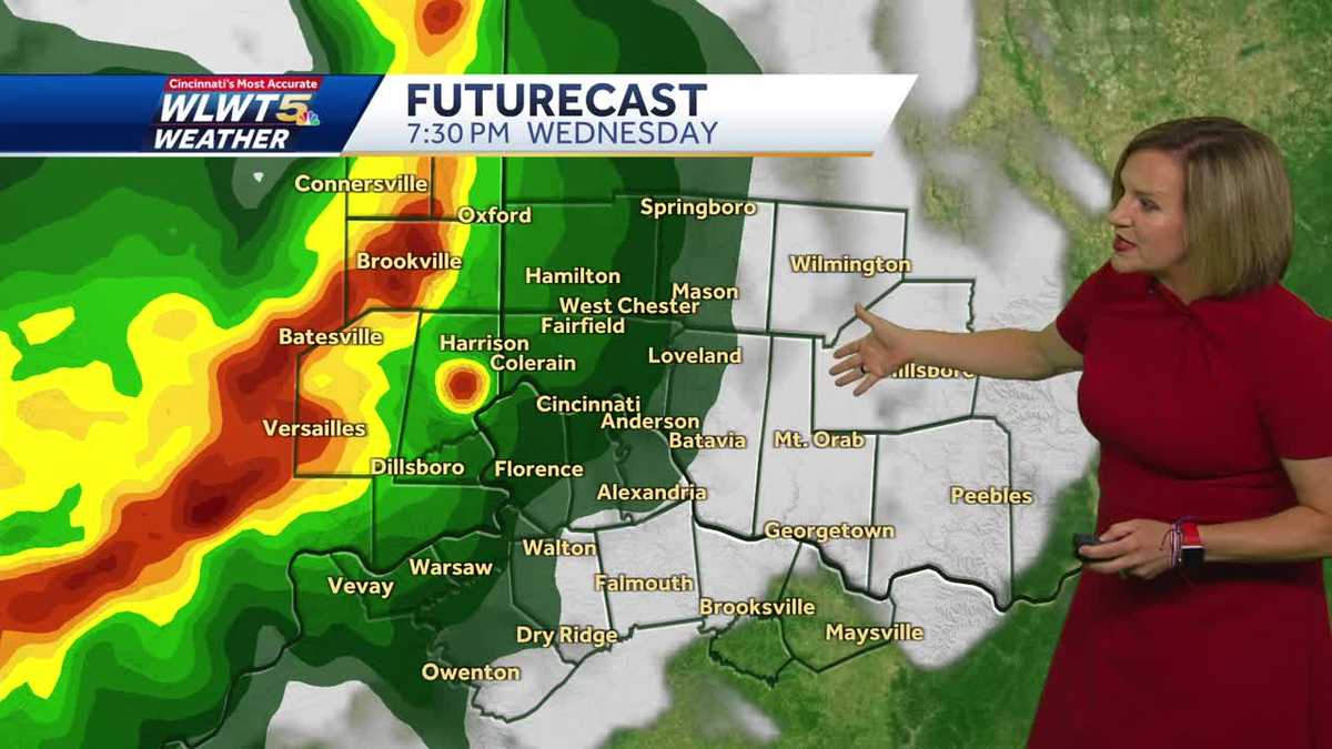 Storms Return Late Afternoon