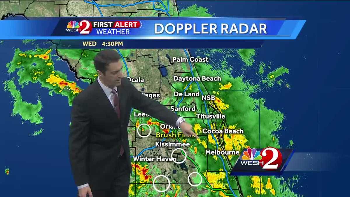 Heavy rain across Central Florida