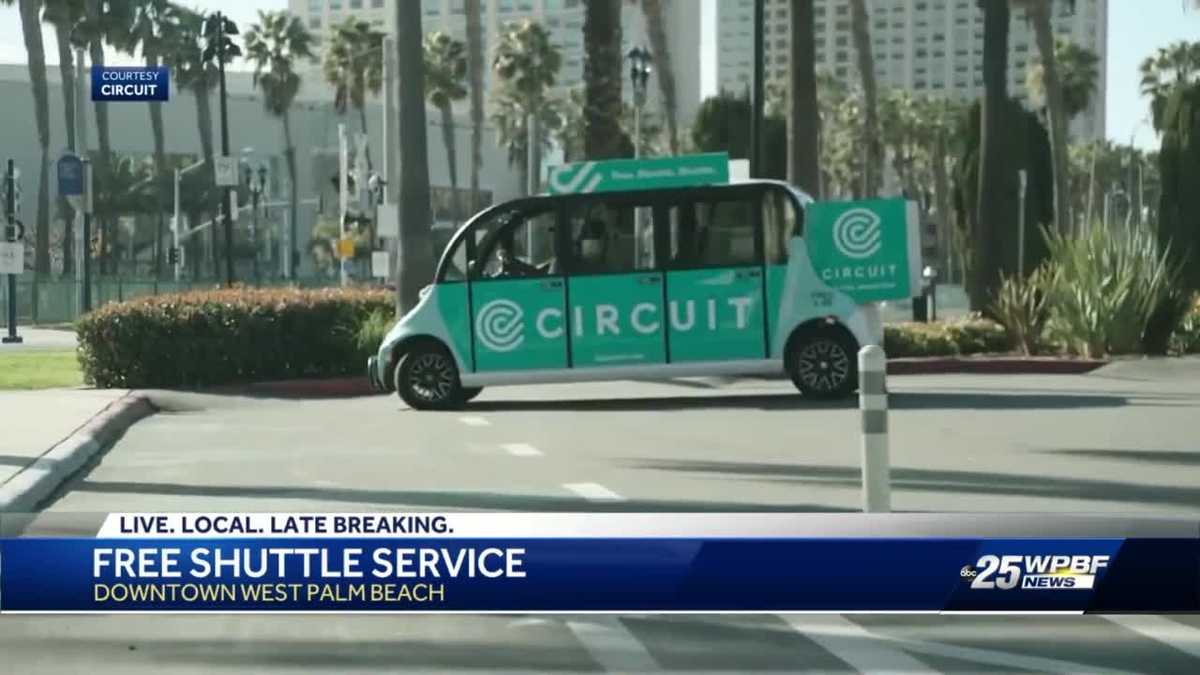 West Palm Beach Free shuttle rides now being offered downtown