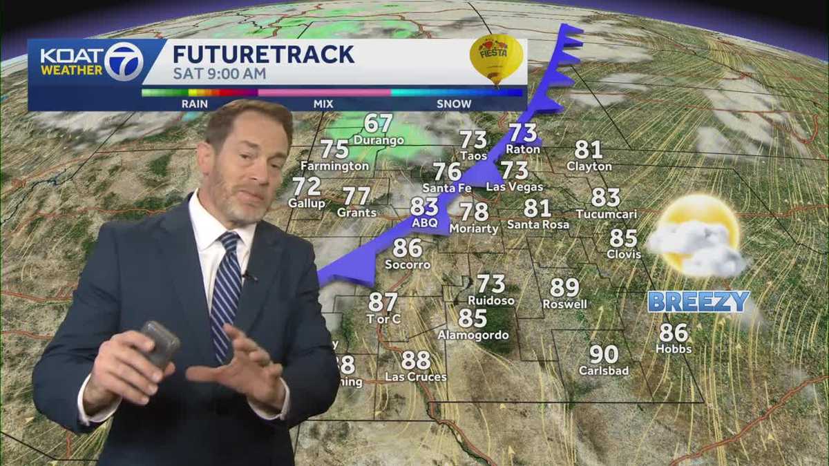 Warm and breezy afternoon ahead, watching the 4-Corners for storms and ...