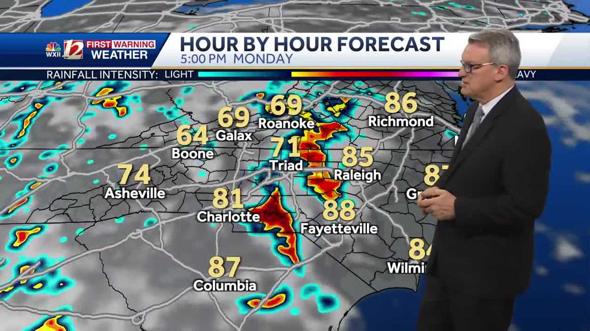 WATCH: Severe storm threat Monday, wet week ahead