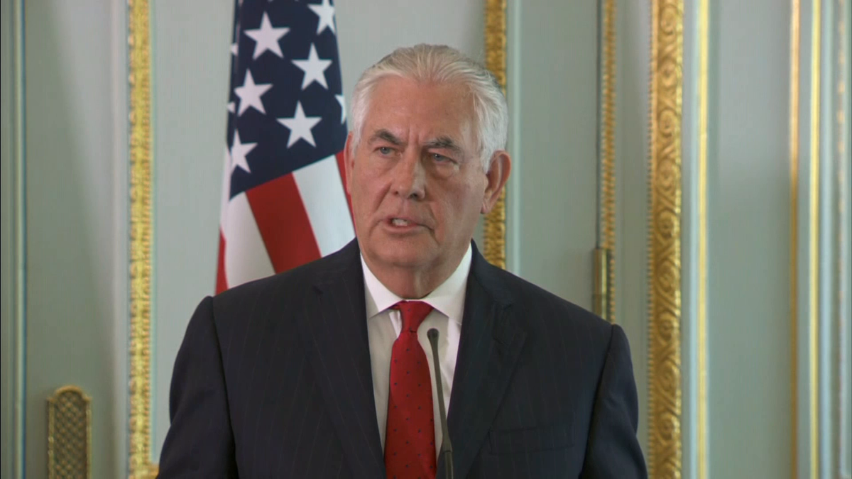 Tillerson: US-UK relationship will withstand leaks