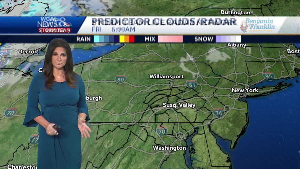 Sunny skies with increasing clouds late afternoon; Seasonal weekend in