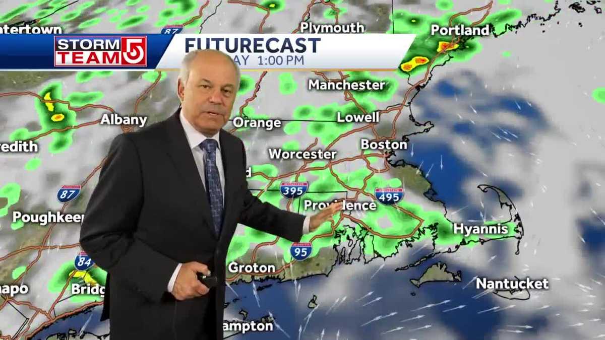 Video: Thunderstorm threat, spot showers to last through midweek