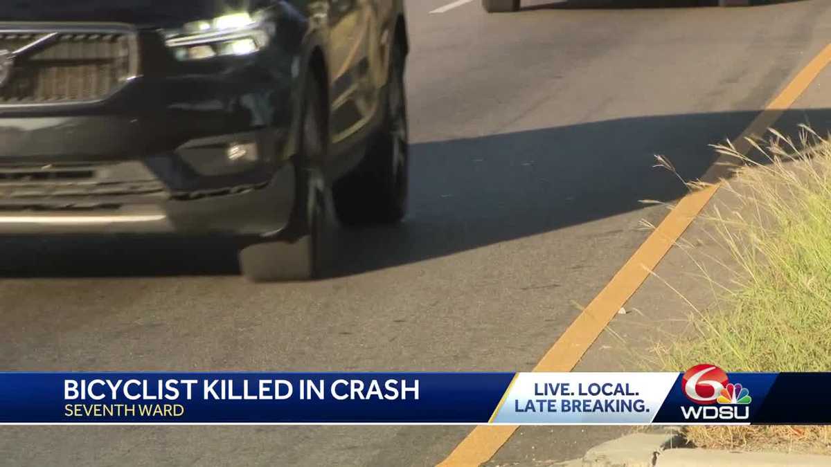 Bicyclist killed in crash in Seventh Ward