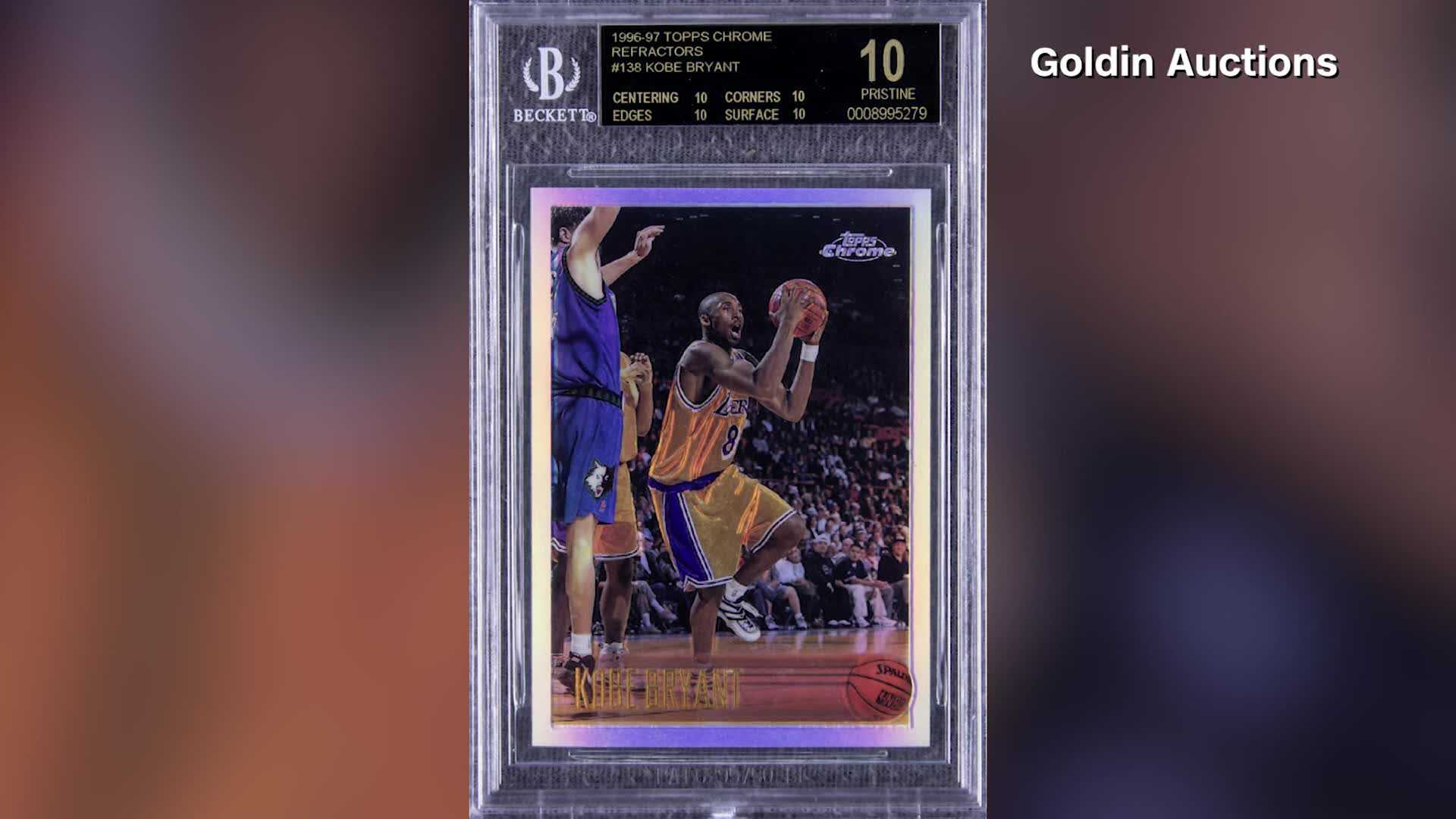 Rare Kobe Bryant rookie card sells for almost $1.8 million