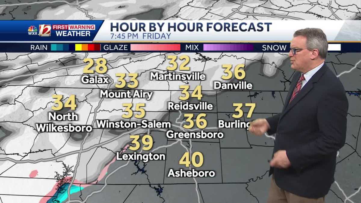 WATCH: More Snow Brings Slick Roads Tonight and Saturday