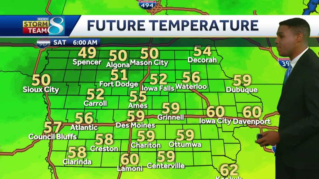 Much needed rain moves in Friday