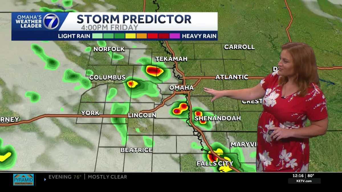 Warm, muggy Thursday afternoon for Omaha metro
