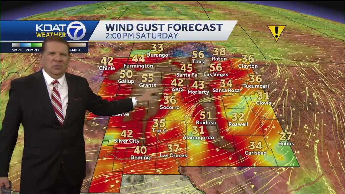 Wind, cold and some snow ahead in New Mexico