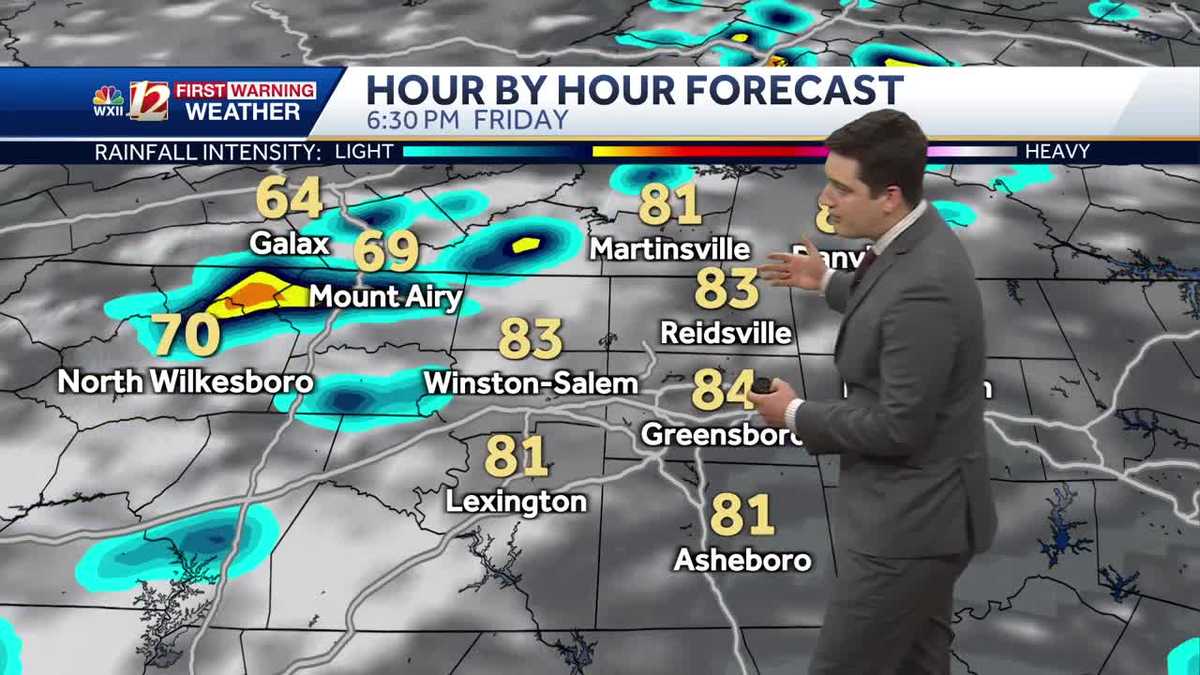 Isolated strong storms possible Friday PM, more rain & storms on the ...