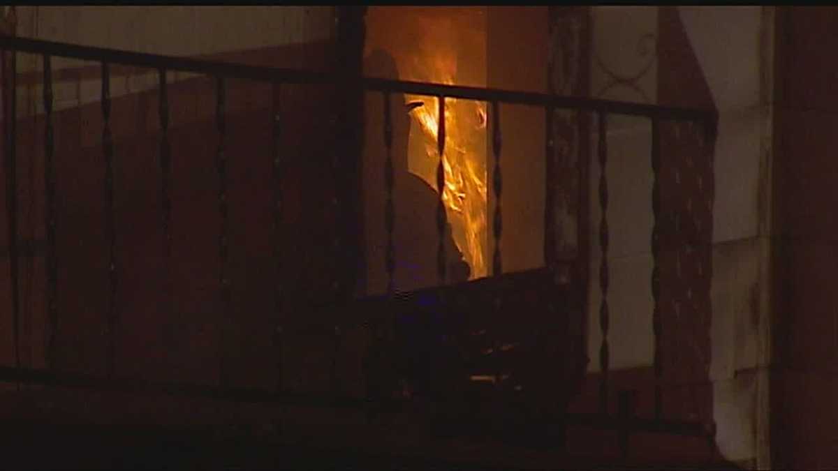 2 fires reported overnight, firefighter hurt by roof collapse