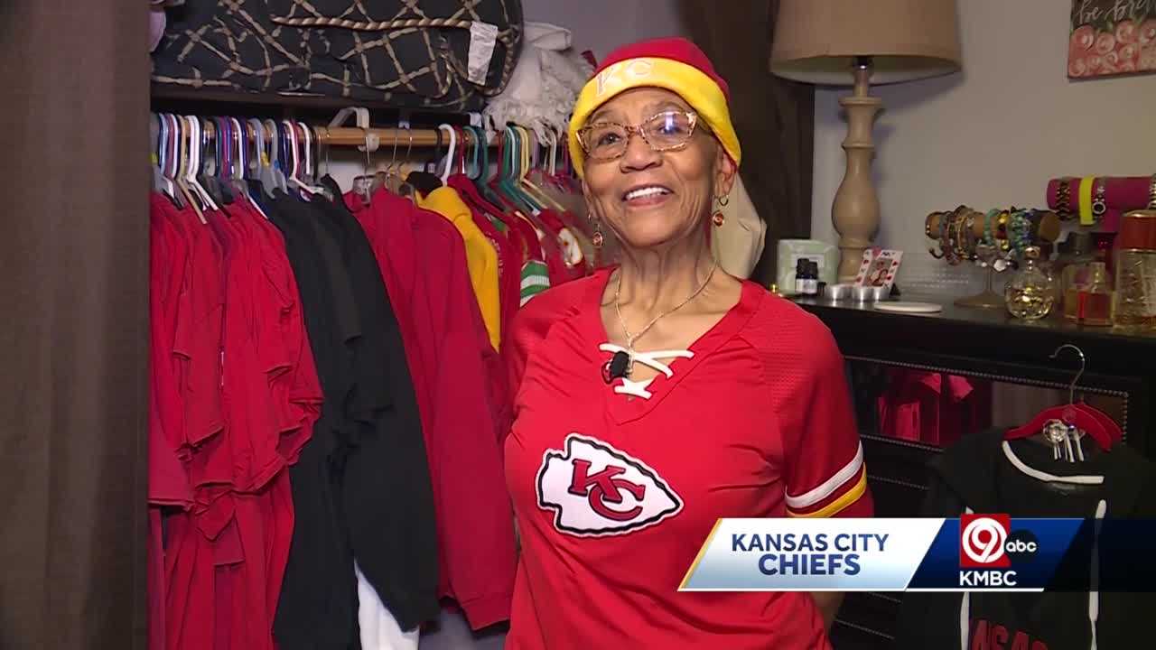 Chiefs super fan wears her gear literally every day