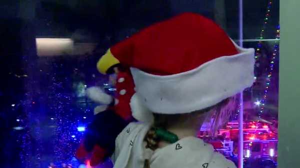 Shriners patients in Sacramento experience holiday light show