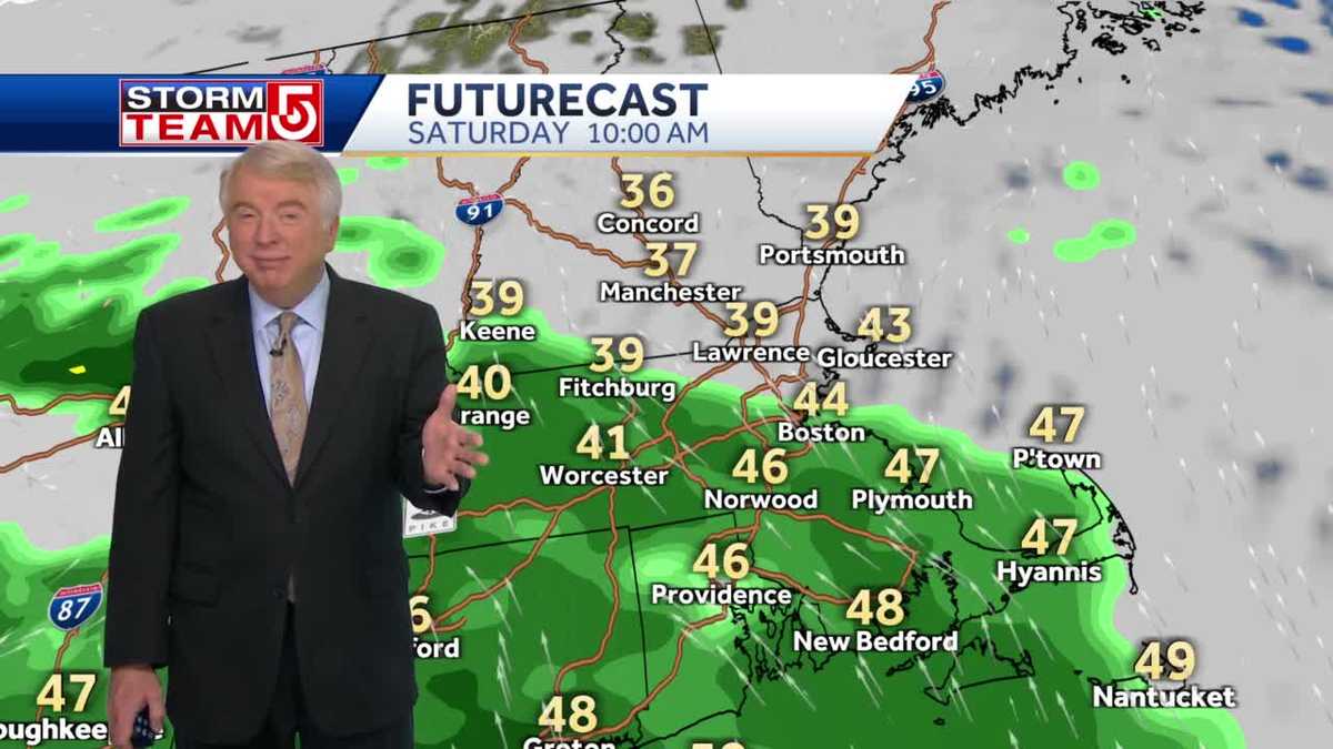Video: Mild temperatures, but clouds, rain through Monday
