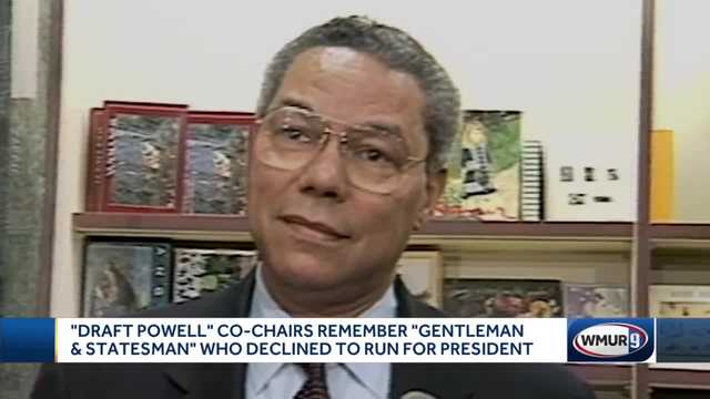 'Draft Powell' co-chairs remember 'gentleman and statesman' who declined to run for president - Vimarsana News