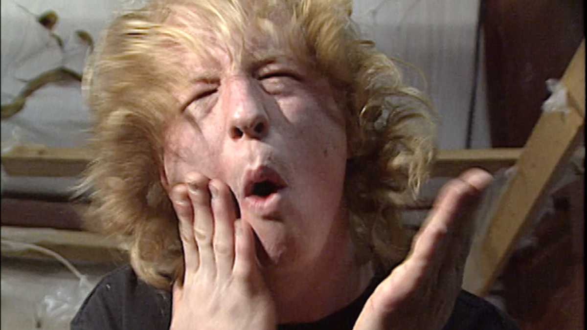 He made music by hitting himself over and over, and it actually works