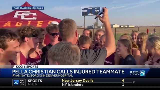 Pella Christian phones inspirational teammate after making State - Vimarsana News