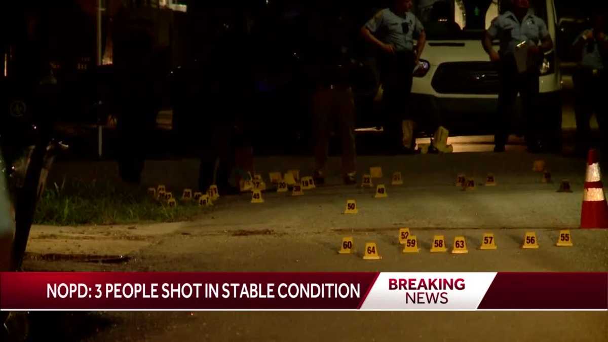 'It sounded like a war zone': NOPD investigating triple shooting in St ...