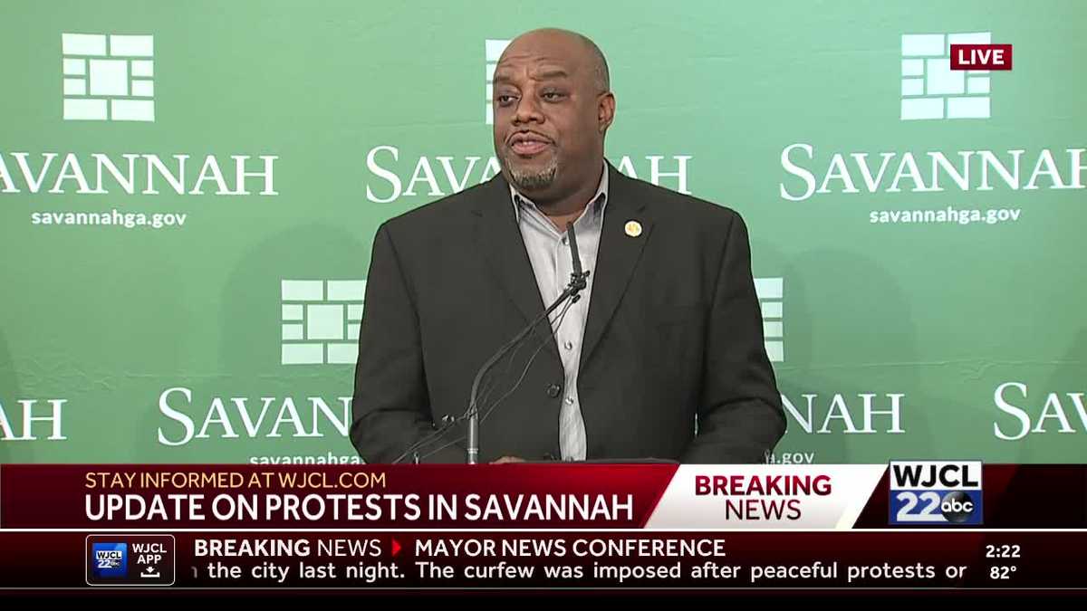 'Savannah strong' Mayor says demonstration showed the best of the city, plans to move forward