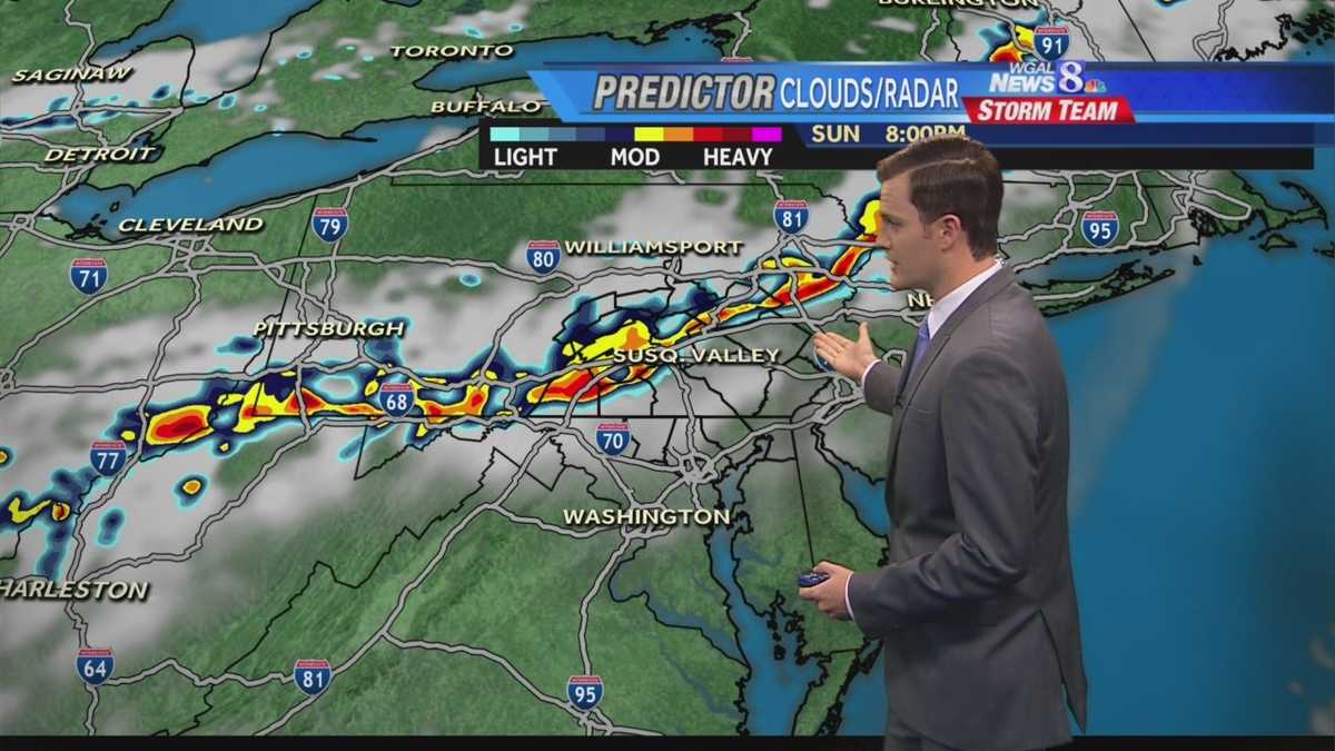 Strong storms possible the next couple days