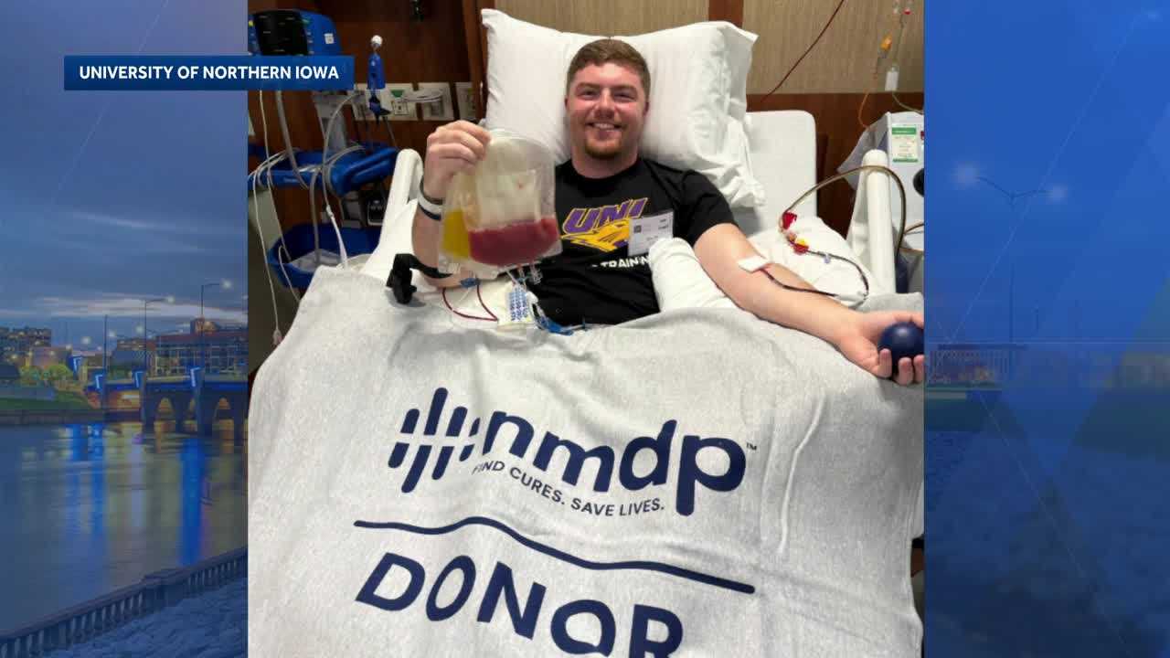 University of Northern Iowa student donates marrow to leukemia patient