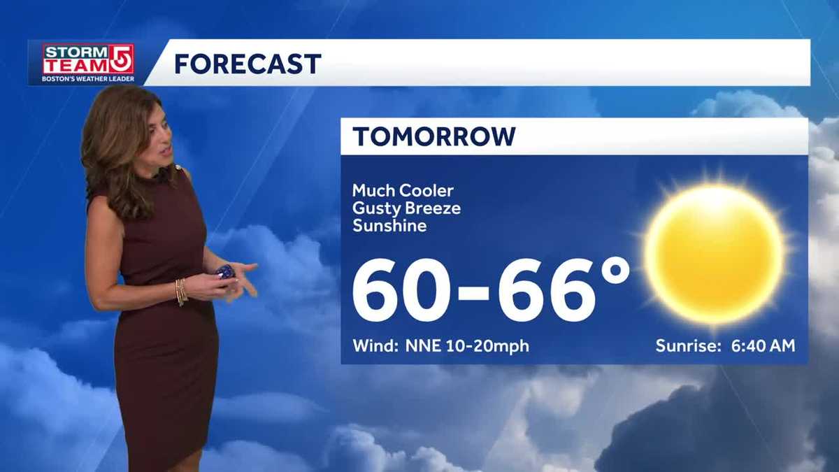 Video: Temperatures take a dip for start of October