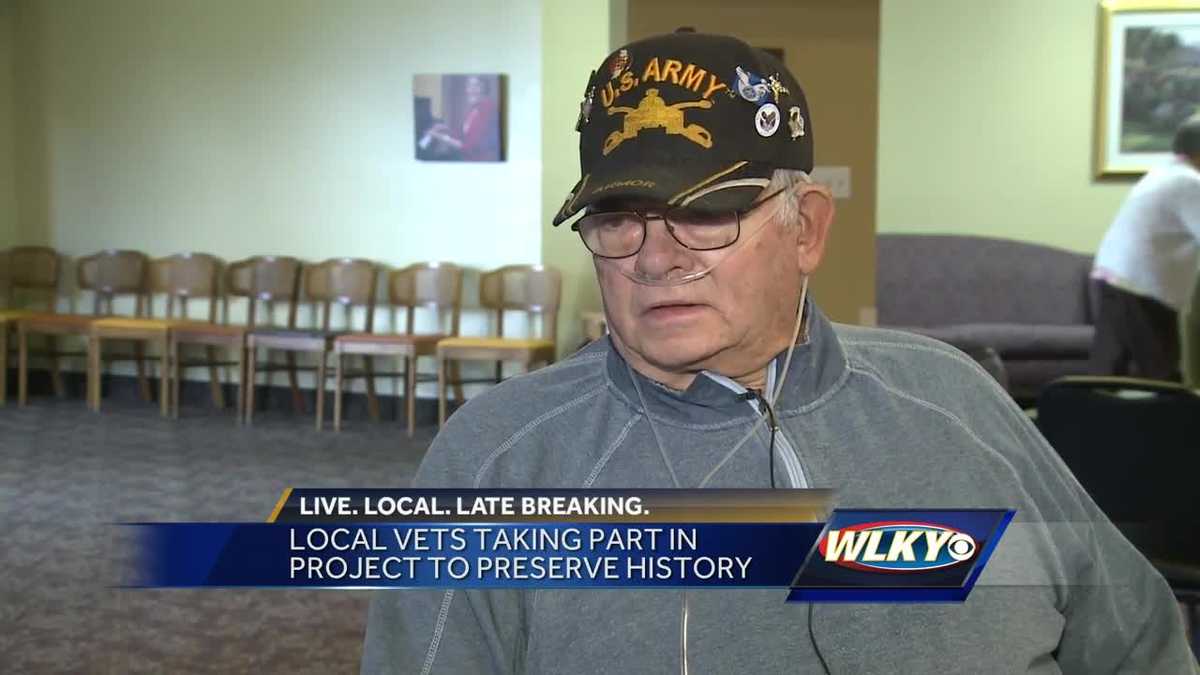 Veterans participating in project to preserve their historic experiences