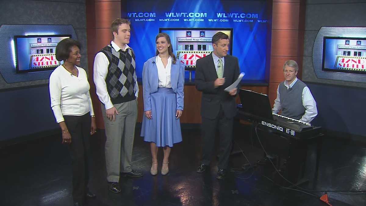 Actors from '42nd Street' stop by the newsroom Saturday