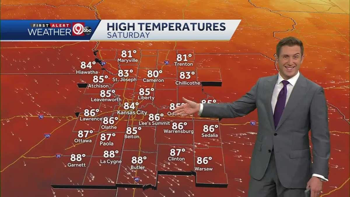 KANSAS CITY WEATHER: Sunny, warm for your Saturday