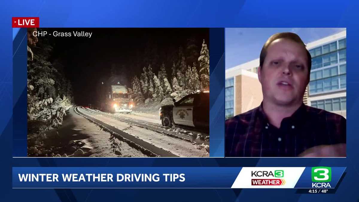 Caltrans shares tips for California drivers amid winter storms