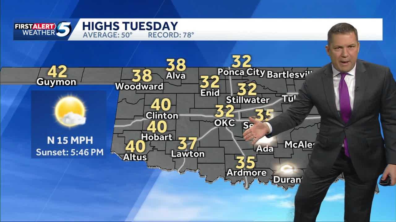 Getting much colder tonight ! 