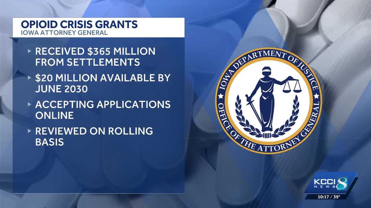 Iowa communities can apply for opioid settlement funds