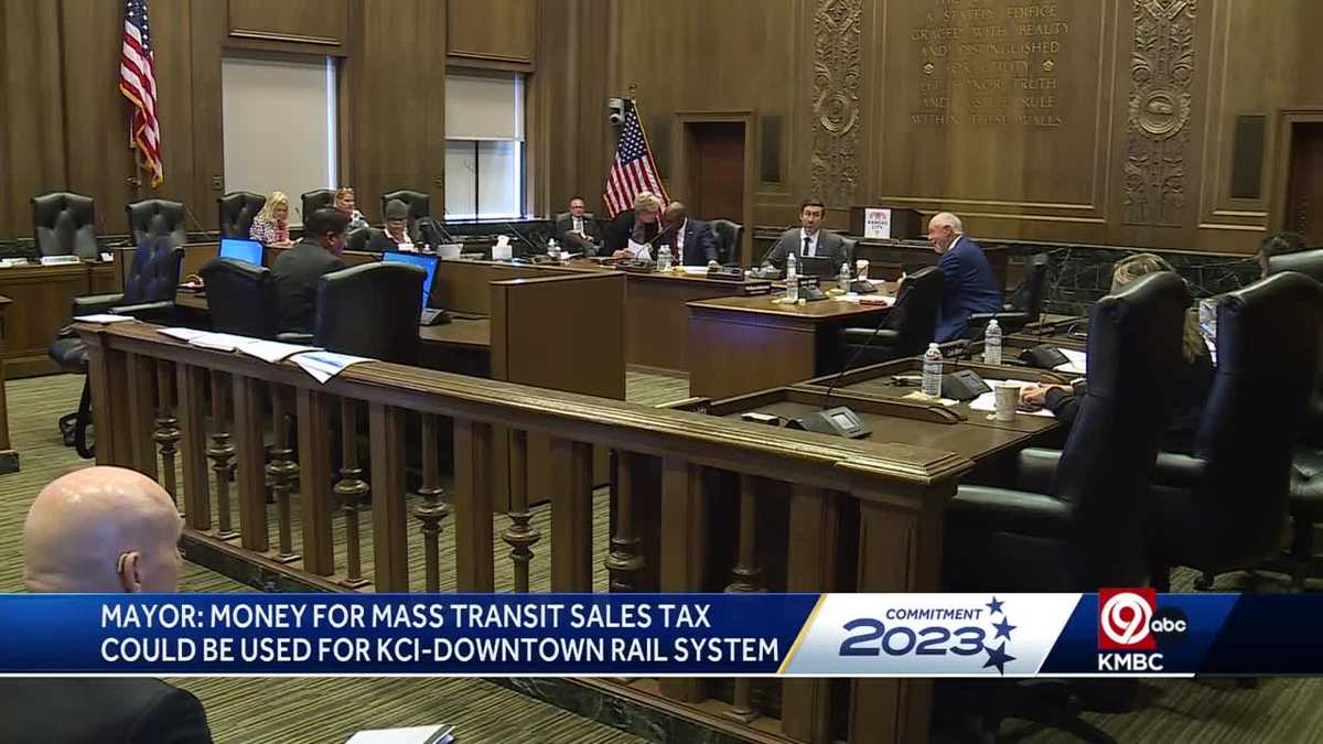 Revenue from transit sales tax could be used for KCI-Downtown rail system